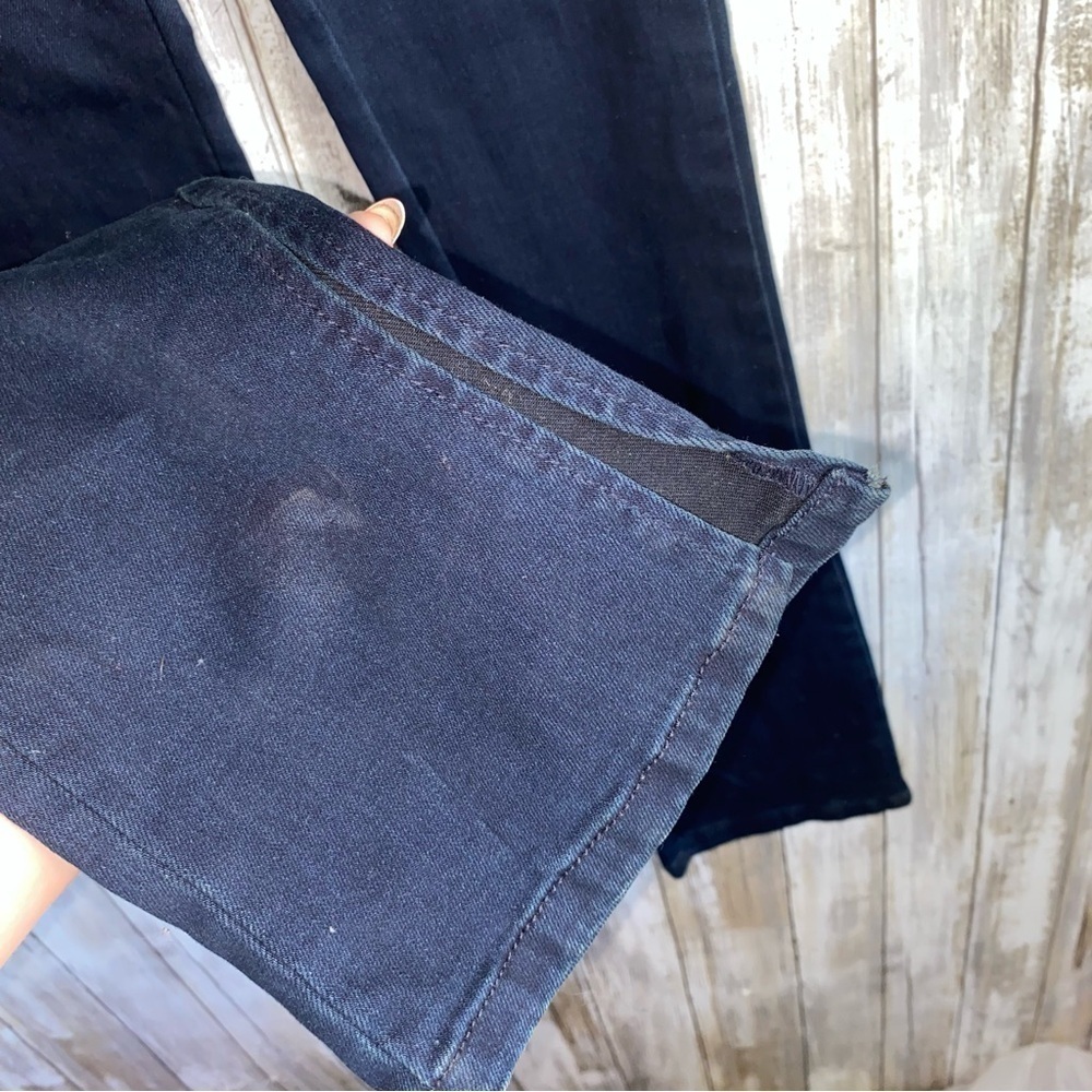 NWT WeWoreWhat Dani Denim Cutout Jumpsuit Dark Wash Blue Size 0 - Picture 8 of 9